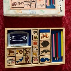 Wood stamps for kids